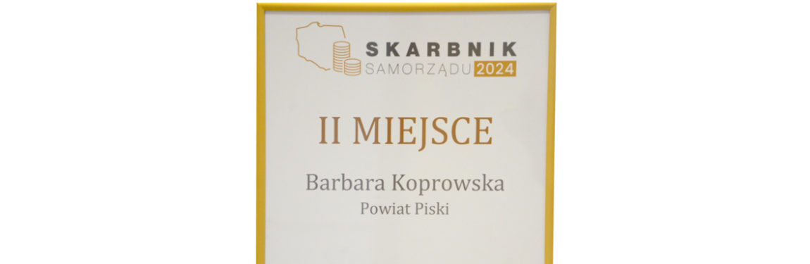 Drugie miejskie skarbnik powiatu piskiego w rankingu samorządów 