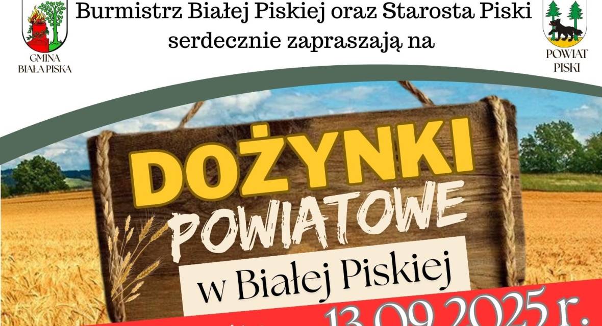 Plakat, dożynki, zaproszenie