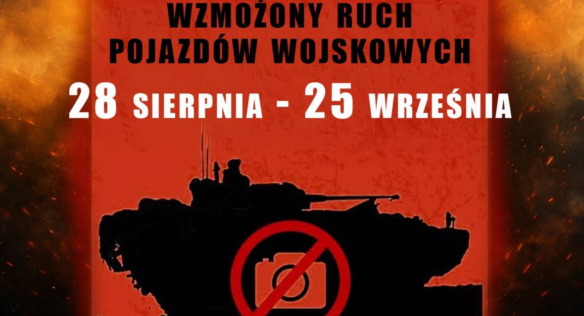 plakat, ostrzeżenie, wojsko
