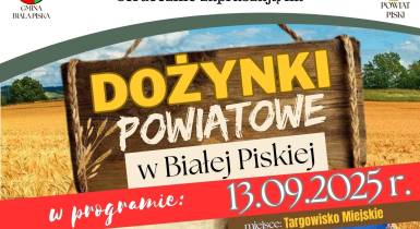 Plakat, dożynki, zaproszenie
