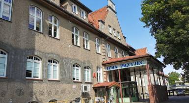 Szpital, budynek, front