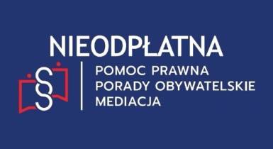 Plakat, pomoc prawna, informacja