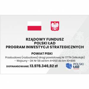 Dofinansowanie ze środków rządowego funduszu polski ład program inwestycji strategicznych
