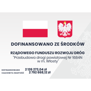 Przebudowa drogi powiatowej Nr 1648N w m. Włosty