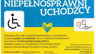 Pomoc dla uchodźców z niepełnosprawnością ruchową 